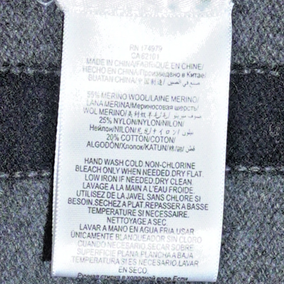 BCBGMAXAZRIA Women's Sweater Sz M (Fits L & XL) Striped Mock-Neck Lagenlook GUC - Picture 4 of 14